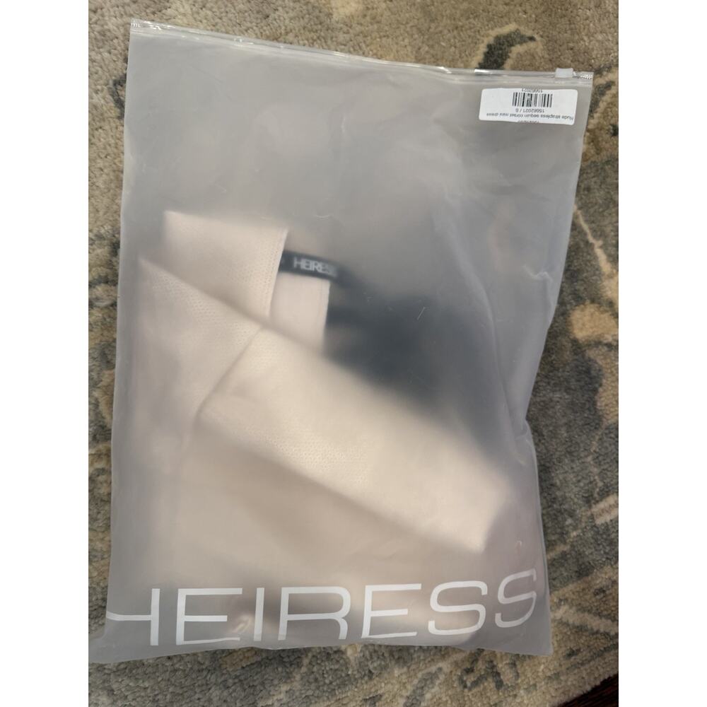 Heiress Beverly Hills Womens Strapless Sequin Corset Mini Dress Natural Sz S NWT - Picture 6 of 16